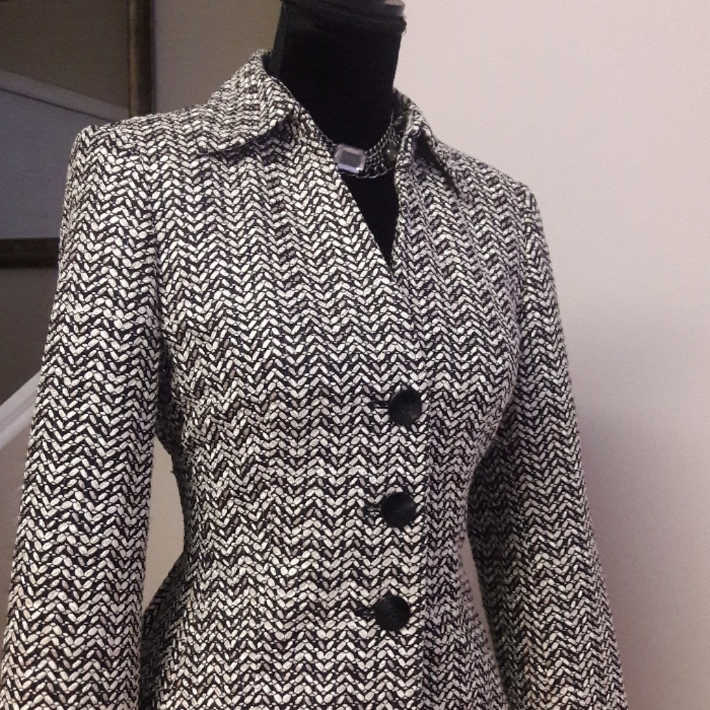 Talbots/ Three Button Front/ Tweed Blazer - image 5